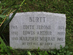 Burtt Headstone