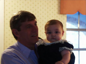 Richard Meed (neighbor) w/grandaughter Keana 