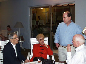 Scott w/Godmother Betty Graner and fer friend Eric, and Cina's Godfather Don Godde